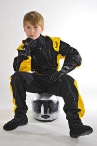 SUIT CHILDREN BLACK-YELLOW   65